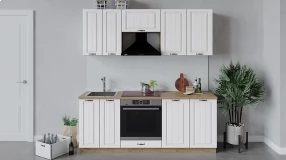Кухонный гарнитур «Лина» длиной 200 см со шкафом НБ