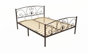 Кровать Нимфея Металл, 120х190 мм, Медный антик, Медный антик