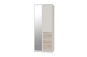 Шкаф для одежды и белья 2-дверный с зеркалом Vendela
