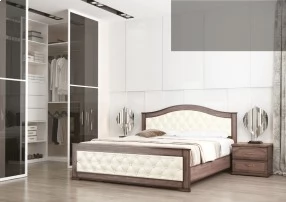 Кровать Стиль 3 140x200 с мягкой спинкой